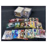 NFL Cards Collection w/ Inserts & Stars in Cases