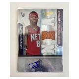 Terrence Williams Nets Rookie Auto Mem. Card /499