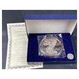 1 Troy Pound Silver Eagle in Box .999