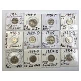 (12) Assorted Error or Variety Coins Collection