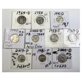 (10) Assorted Coins Collection Incl. 64