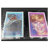 Guinea & Zambia Photomosaic Stamp Sheets