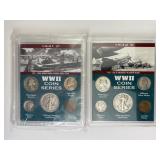 1941-42 WWII Coin Series Sets w/ Lots of Silver
