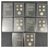 (5) 1990s Year to Remember U.S. Coin Date Sets