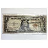 WWII Era Hawaii $1 Silver Certificate Emergency $