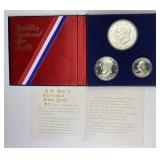 1776-1976 Bicentennial Silver Proof Set 3pc