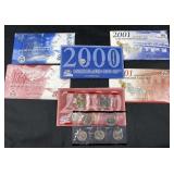 1999, 2000, 2001 U.S. Mint Coin Sets