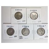 (5) Error Quarters, (3) Are Silver
