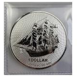 2022 Pirates Bounty 1oz Silver Cook Islands