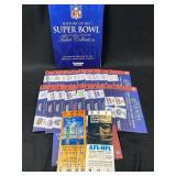 Super Bowl Replica Tickets Collector Book