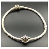 925 Silver Pandora Bracelet With Cactus Charm