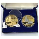 2011 September 11th 2 Coin Set w/ Silver Bars