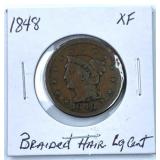 1848 Braided Hair Large Cent