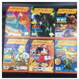 Six 1990s Nintendo Power Magazines
