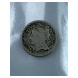 1867 U.S. 3 Cent Nickel