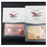 (2) American Historic Coin Sets w/ Silver Dime