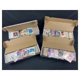 (4) Long Boxes of Retro Baseball Cards 1980-90s