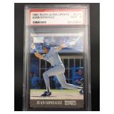 1991 Fleer Ultra Juan Gonzalez PSA 9, Card U-55