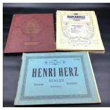 Large Early 1900s Sheet Music Books