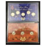 First 5 Rosy Dimes & Last 3 Mercury Silver Dimes