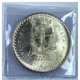 1980 Mexico 1 Onza .999, Brilliant Uncirculated