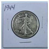 1944 Walking Liberty Silver Half Dollar