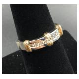 14K White Gold Diamond Ring