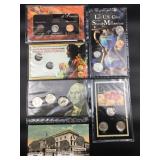 (6) Coin Sets Including Silver US Coins