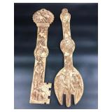 Argentinian Resin Folk Spork & Key