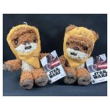 (2) Star Wars Wicket Plushies