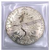 1780-X Austria Restrike Silver Thaler, Theresia