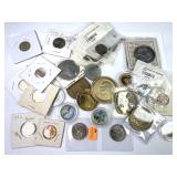 Mixed Lot of Tokens + Coins