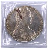 1780-X Austria Restrike Silver Thaler, Theresia