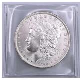 1890 Morgan Silver Dollar, Hi-Grade Uncirculated