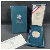 1990 Ike Centennial Proof Silver Dollar