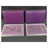 1990 & 1992 U.S. Proof Coin Set in Box