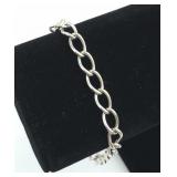 925 Silver Cable Link Bracelet