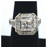 925 Silver Beautiful CZ Ring