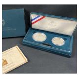 1992 Columbus Quincent. Silver 2 Coin Proof Set