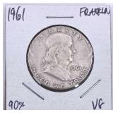 1961 Franklin Silver Half Dollar, VG