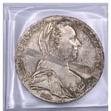 1780-X Austria Restrike Silver Thaler, Theresia