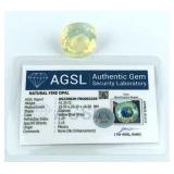 41.35Ct Natural Fire Opal Gemstone w/ Cert