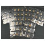 Six Pages Foreign Coins