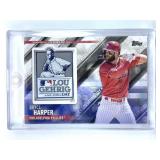 2022 Topps Bryce Harper Commem. Patch Card