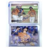 Astros Blake Taylor & Dean Deetz Autograph RC