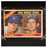 1966 Bill Singer Don Sutton Topps Rookie Stars