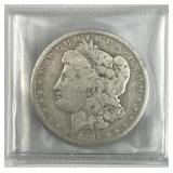 1891-O Morgan Silver Dollar, US $1 Coin, 90%