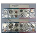 1972 & 1975 P&D US Mint Uncirculated Coin Sets