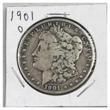 1901-O Morgan Silver Dollar, US 90% Coin