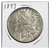 1897 Morgan Silver Dollar, US 90% Coin